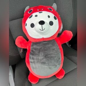 Squishmallow hugmee Dustin Dalmatian in devil costume nwt 14” Halloween 2023